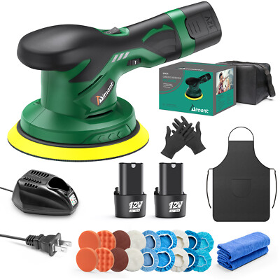 Cordless Polisher 6 Speeds Car Detailing Cordless Buffer Polisher Buffing Waxing