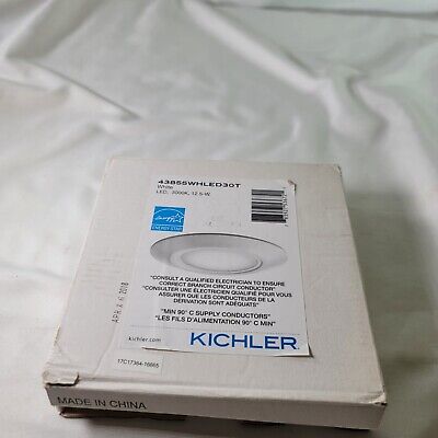 Kichler Horizon 1-Light 6.5-in White LED Flush Mount Light ENERGY STAR