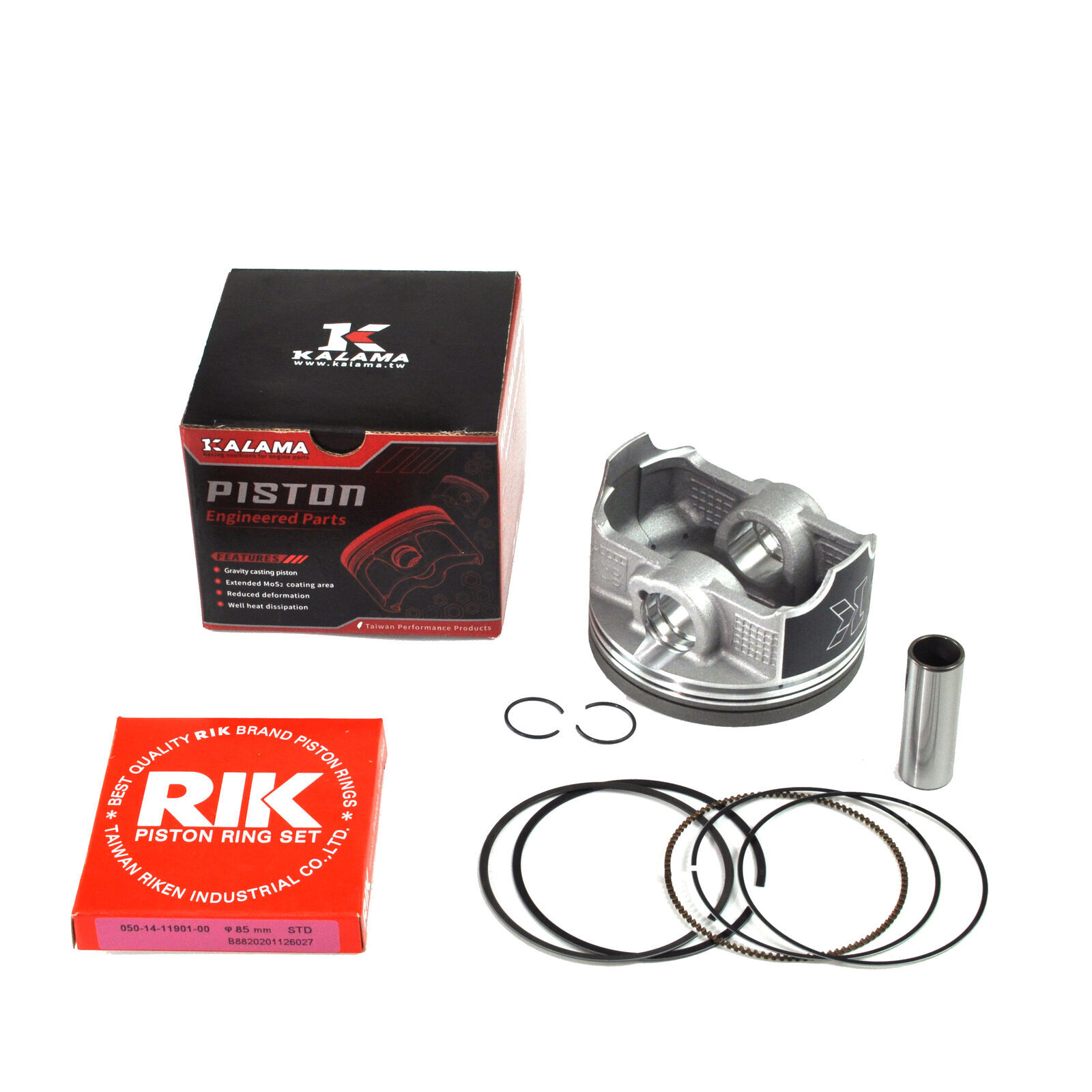 2 Sets of Gasket & Piston Kit for Kawasaki Brute Force 750 2005-2011