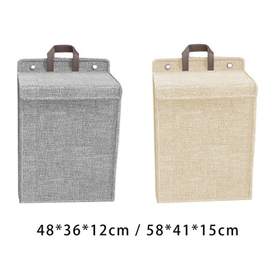 HDHYK Wäschekorb Zum Aufhängen An Der Tür - Verstellbar, Mit Reißverschluss, 50,8x76,2x12,7 Cm, Platzsparend Für Schrank/Bad