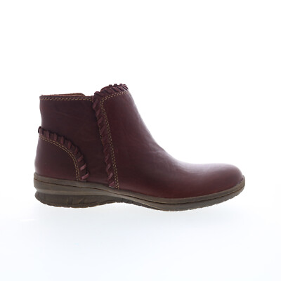 Comfortiva Fallston CT0017802 Womens Red Narrow Leather Casual Dress Boots 7
