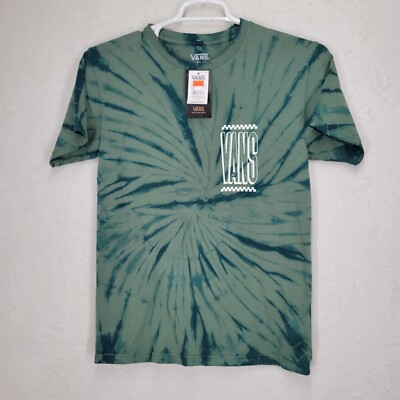 NWT Vans Off The Wall Mens Small Tie Dye Shirt Short Sleeve Since 1966