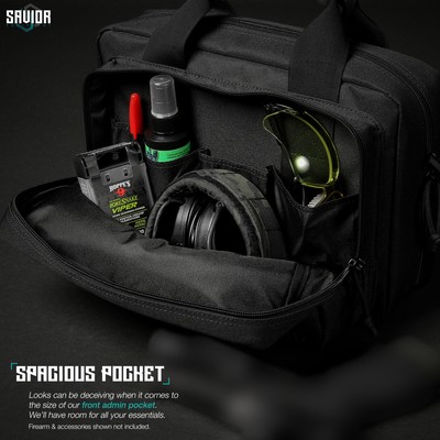 [SAVIOR] Specialist Series Double Pistol Bag 2 Handgun Revolver Mag Storage Case