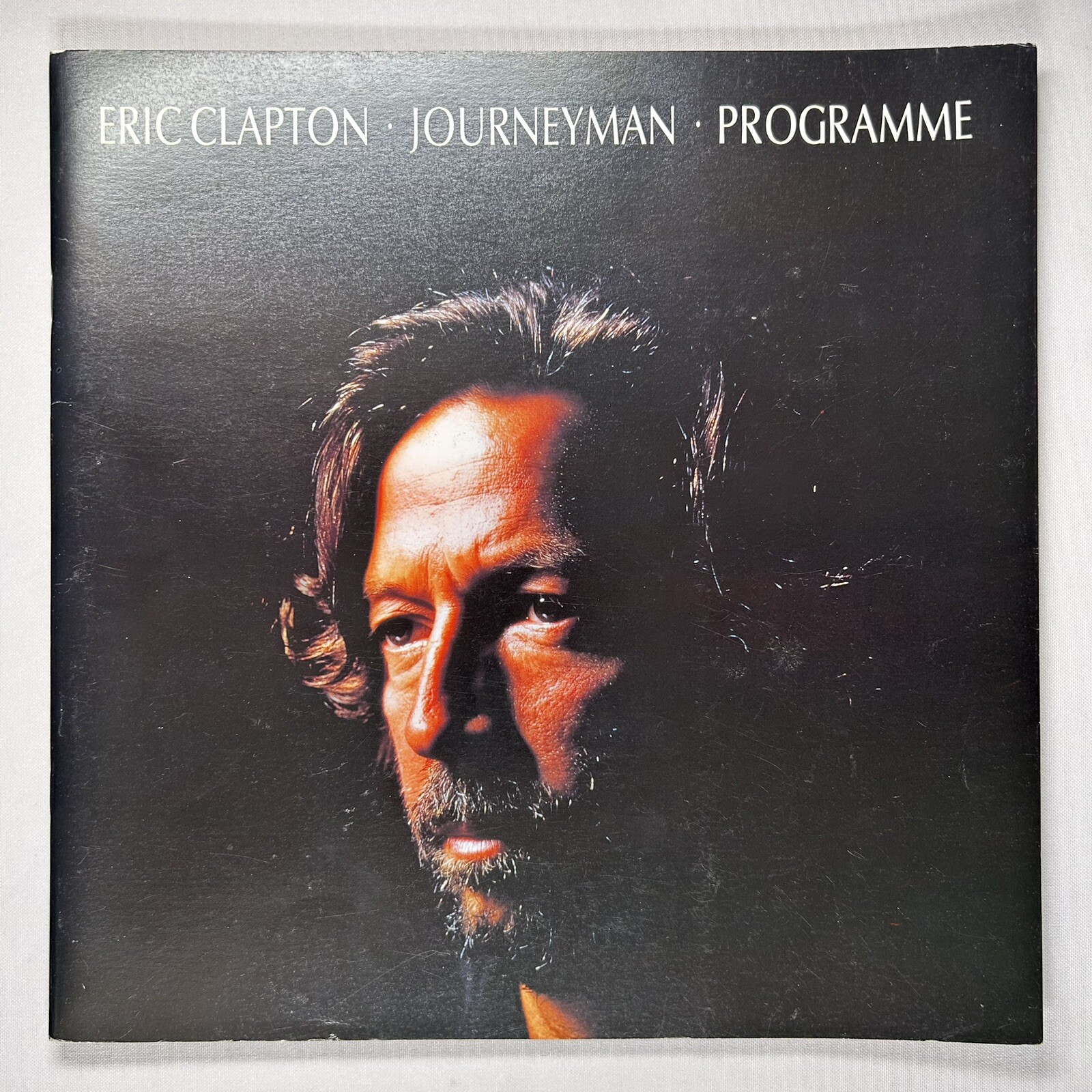 エリッククラプトン1990ジャーニーマンツアーオフィシャルビンテージスウェット Eric Clapton エリック・クラプトン/Kanagawa,Japan 1990