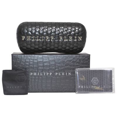 Pre-owned Philipp Plein New,  Spp028m-0700 61mm Authentic In Black