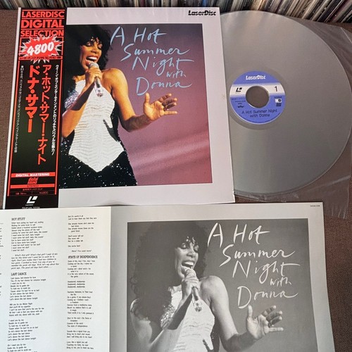 DONNA SUMMER A Hot Summer Night JAPAN Laser Disc LD SM048-3238 OBI