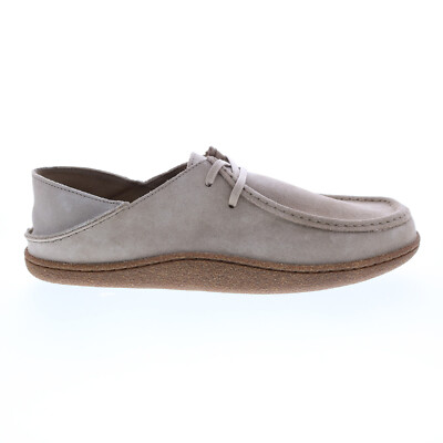 Clarks Pilton Wallabee 26165835 Мужские коричневые широкие замшевые лоферы Повседневная обувь