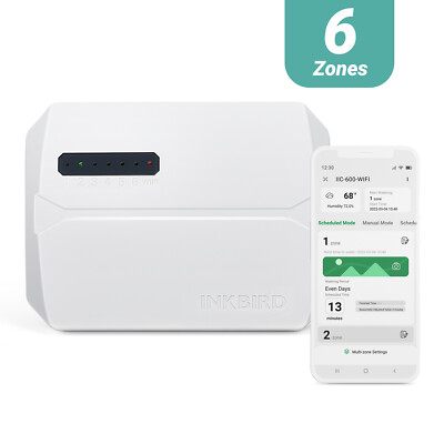 Lawn Water Sprinkler System WiFi Irrigation Controller Watering Timer Garden App