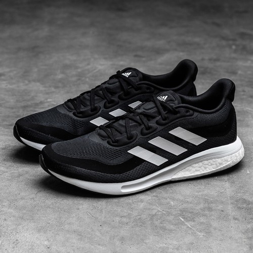 

Мужские спортивные кроссовки Adidas Supernova + Boost, черные кроссовки #722, Черный, Adidas Supernova