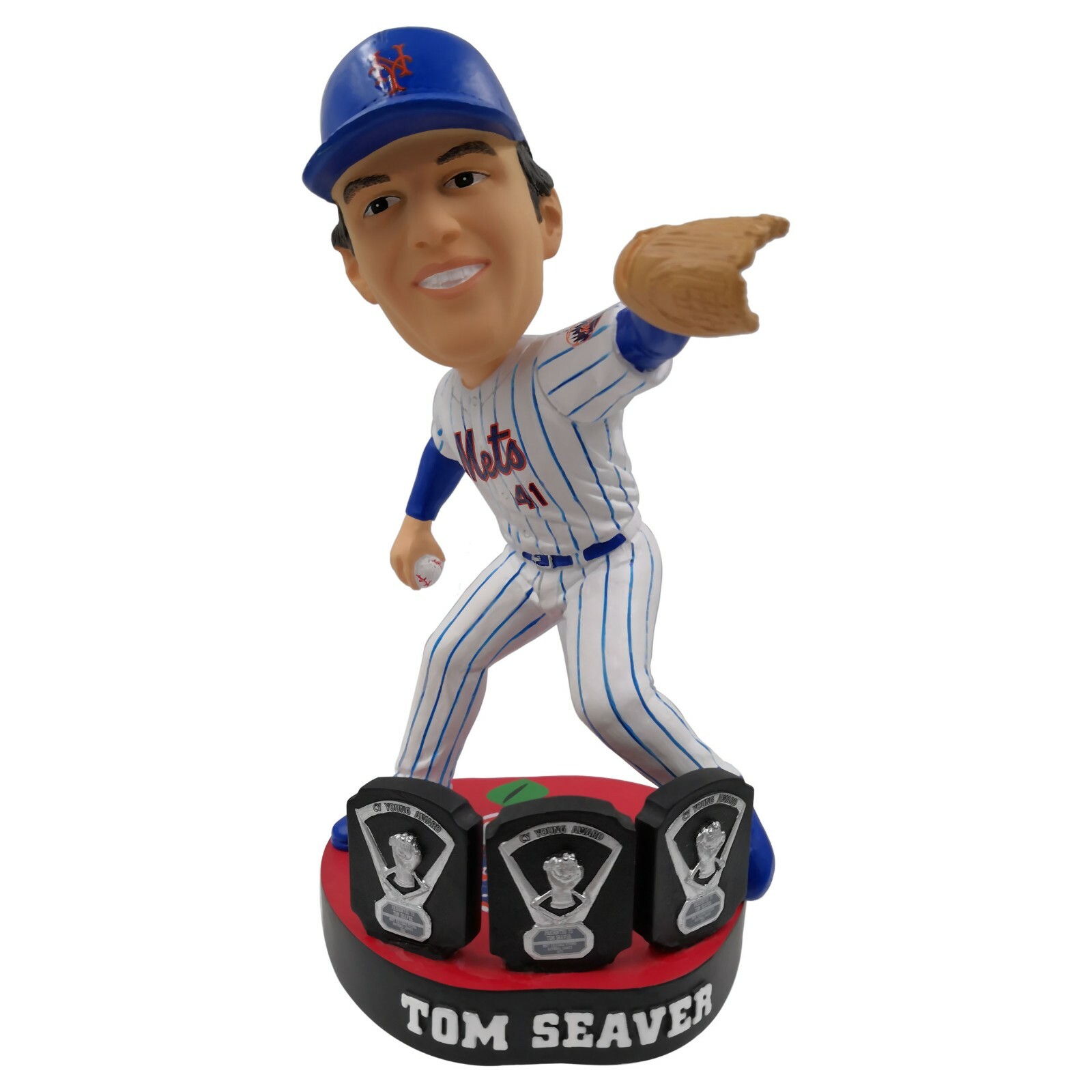 トム・シーバー ボブルヘッド ニューヨーク・メッツ Tom Seaver NY Mets Baseball Forever Cooperstown Collection