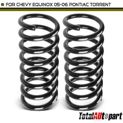 2x Coil Springs for Chevrolet Equinox 2005-2006 Pontiac Torrent 3.4L Rear Side