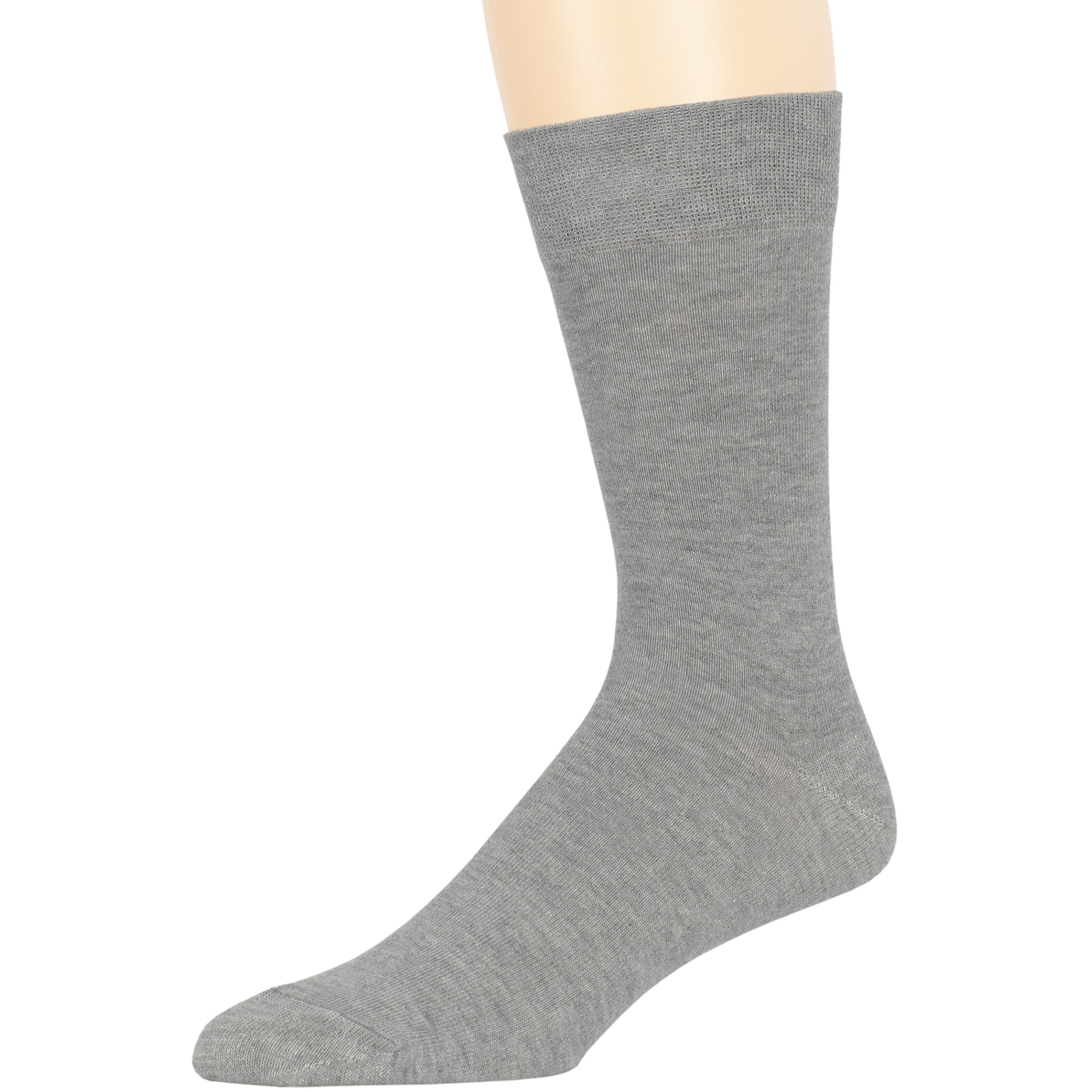 Men's Cotton 6 Pack Dress Business Casual Plus Size Crew Socks XLarge 13-15 Grey - Picture 5 of 9