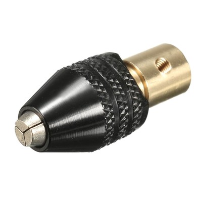 0.3-3.5mm Drill Chuck Bit Anti-rust Safe Mini Electric Drill Chuck Brass Tail