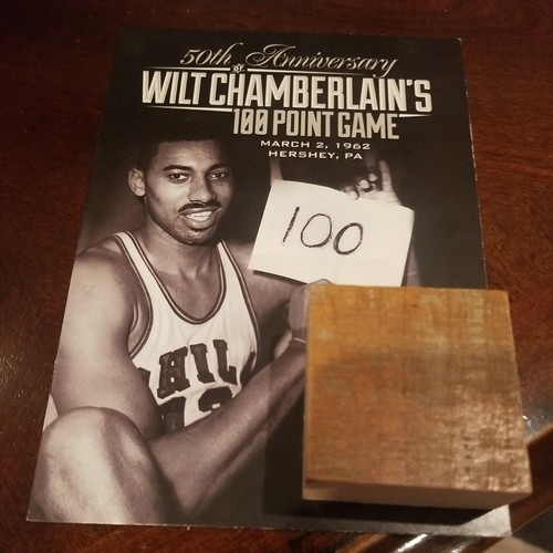 NBAカード　Wilt chamberlain 1of1 patch WILT CHAMBERLAIN 1999 UD HARDCOURT GAME FLOOR PATCH #29/100