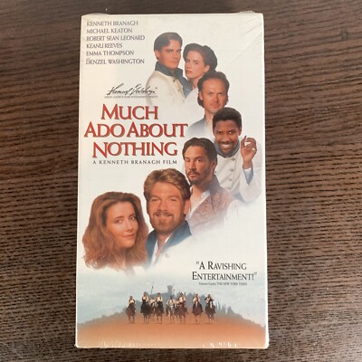 Much Ado About Nothing VHS New and Sealed Kenneth Branagh Film 1993