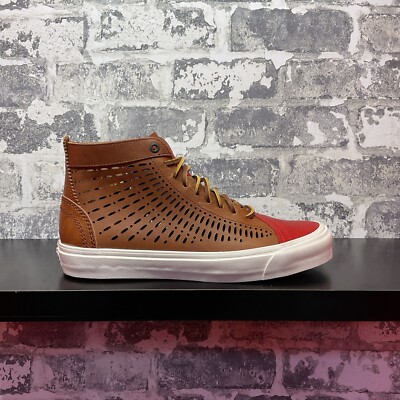 Men Taka Hayashi X Vans SK8 Nomad LX Leather Natural Jester Red Size 9.5/10/11