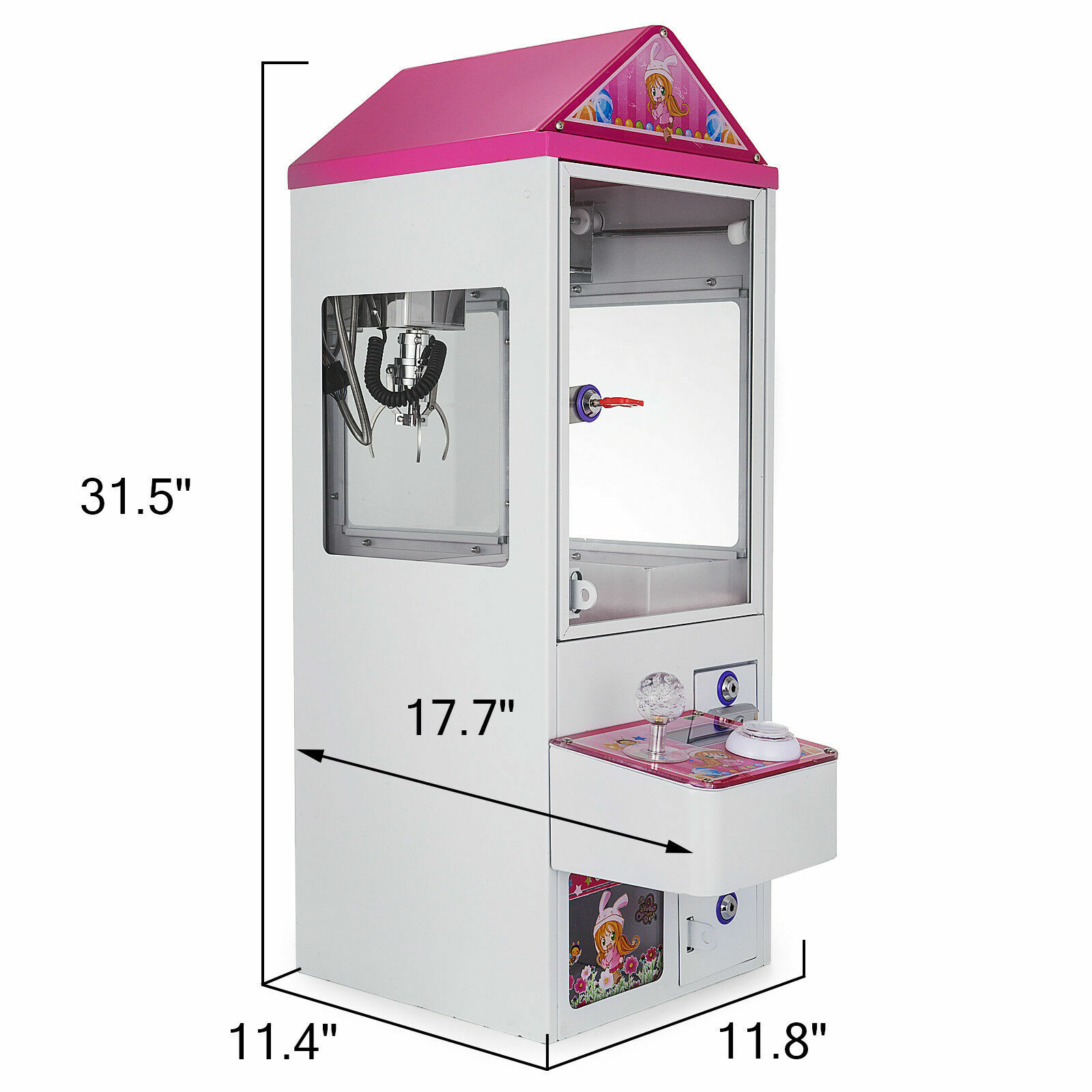 Mini Claw Crane Machine Candy Toy Grabber Catcher Carnival Charge Play Mall 220V | eBay