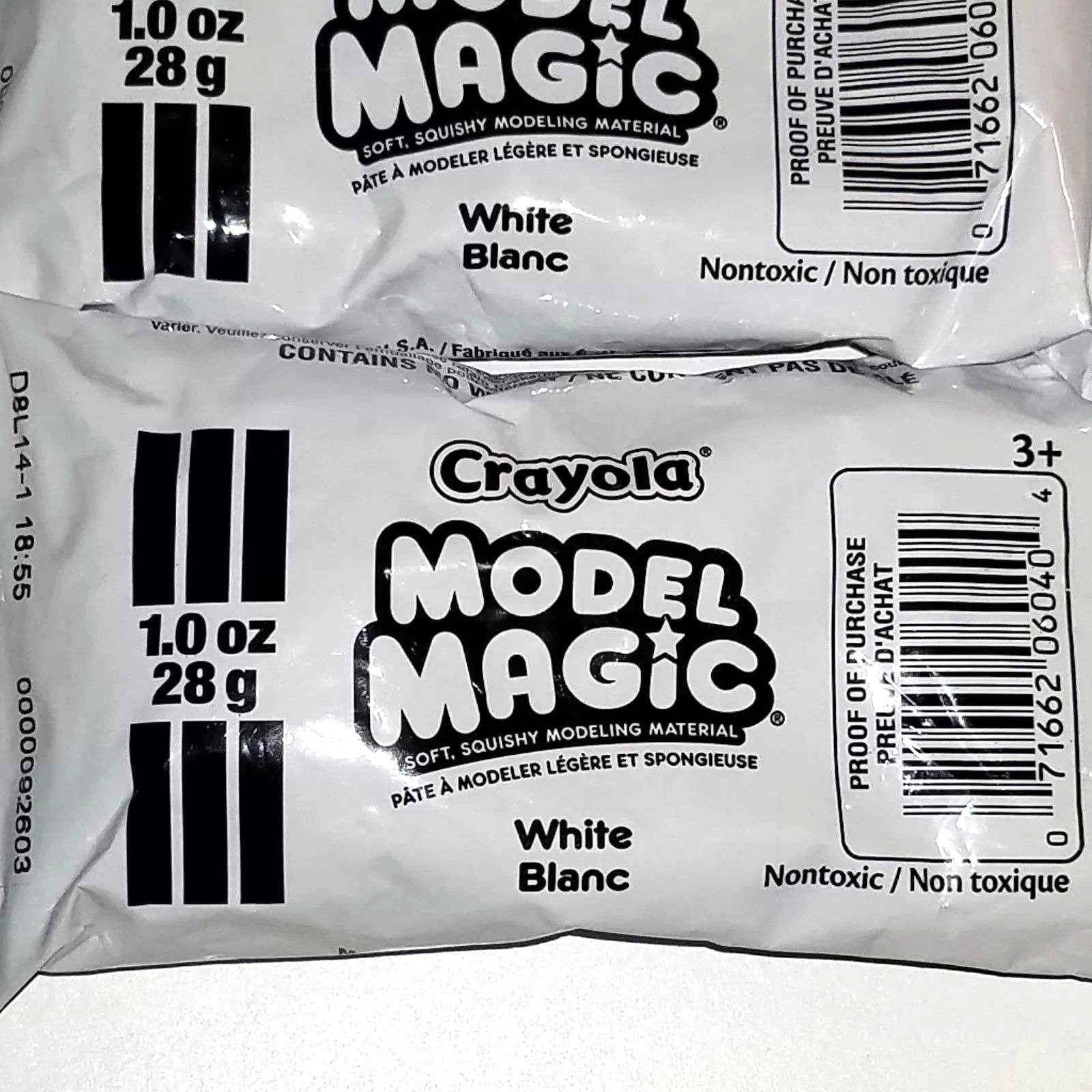 3 Crayola Model Magic White Non-Toxic 3 oz