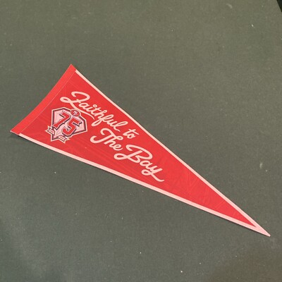 49ers SF Pennant Flag SGA stadium giveaway 1/2/22 Vs Texans