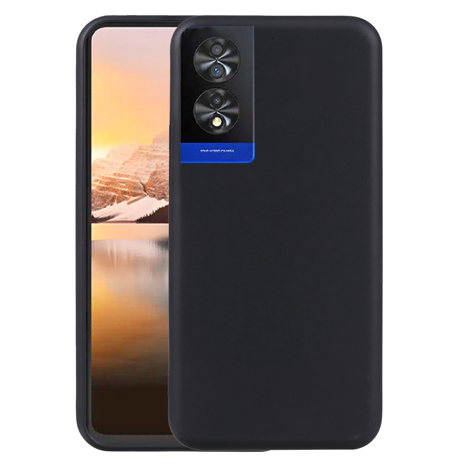 Schutzhülle Für TCL 50 XL 5G – TPU Silikon, Stoßfest, Mit Kameraschutz, Schwarz