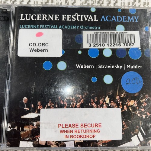 ブーレーズ Boulez Lucerne Festival Academy WEBERN STRAVINSKYMAHLER - Boulez Lucerne Festival Acade