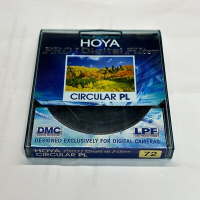 Hoya 72mm Pro1 Digital Circular Polarizer Filter DMC LPF 35mm SLR Film DSLR