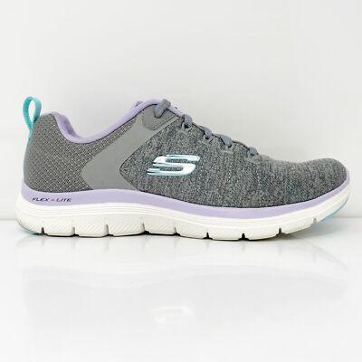 

Skechers Womens Flex Appeal 4.0 149307 Серые кроссовки Кроссовки Размер 7.5, Серый, Flex Appeal 4.0