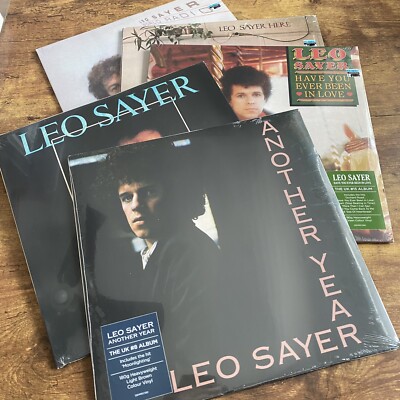 Five LEO SAYER 180g COLORED VINYL LPs SEALED NEW Another Year HERE World Radio