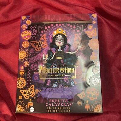 Monster High Howliday Skelita Calaveras Dia de Muertos 2023 Fashion Doll IN HAND