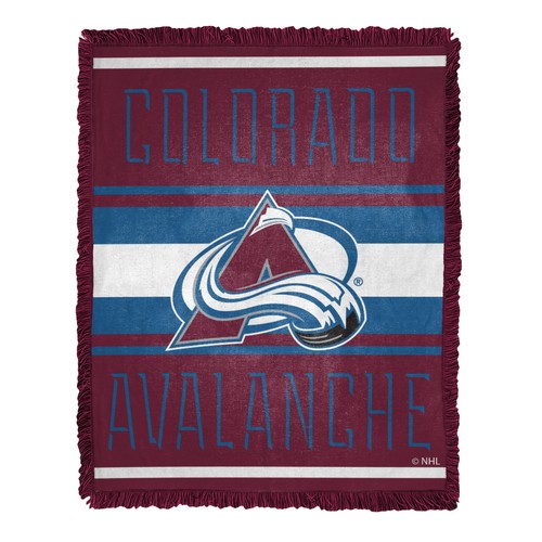 Тканое жаккардовое одеяло Northwest NHL Colorado Avalanche Nose Tackle