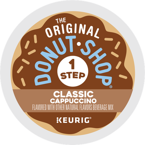 The Original Donut Shop One-Step Classic Cappuccino, Coffee K-Cups, 60 Count