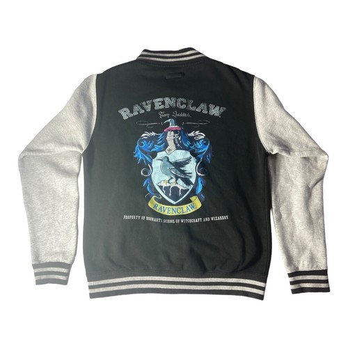 Harry Potter Ravenclaw Varsity Style Jacket Medium Rare Black Graphic Unisex