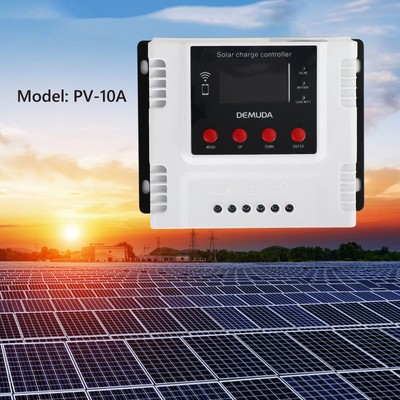 PWM 10A 12V 24V 48V Solar Charge Controller For Lifepo4 Lead Acid Gel Battery YU