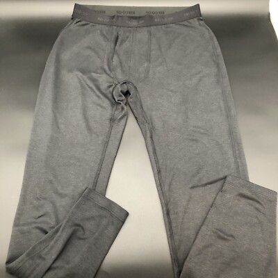 REI Co-Op Men's Lightweight Base Layer Bottoms Gray Heathered Outdoors Medium
