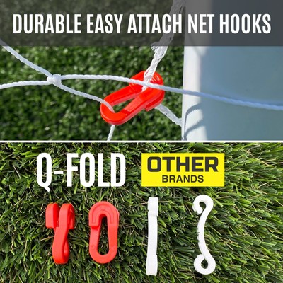 Q-FOLD Match Soccer Goal 16x7'