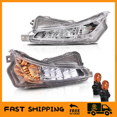 For 2015-17 Toyota Camry XLE XSE LED Daytime Running Fog Lamp Turn Signal Light