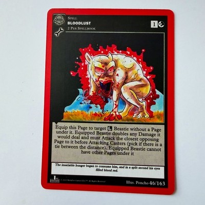 Topps Metazoo Nightfall 1st Edition #46/163 Bloodlust