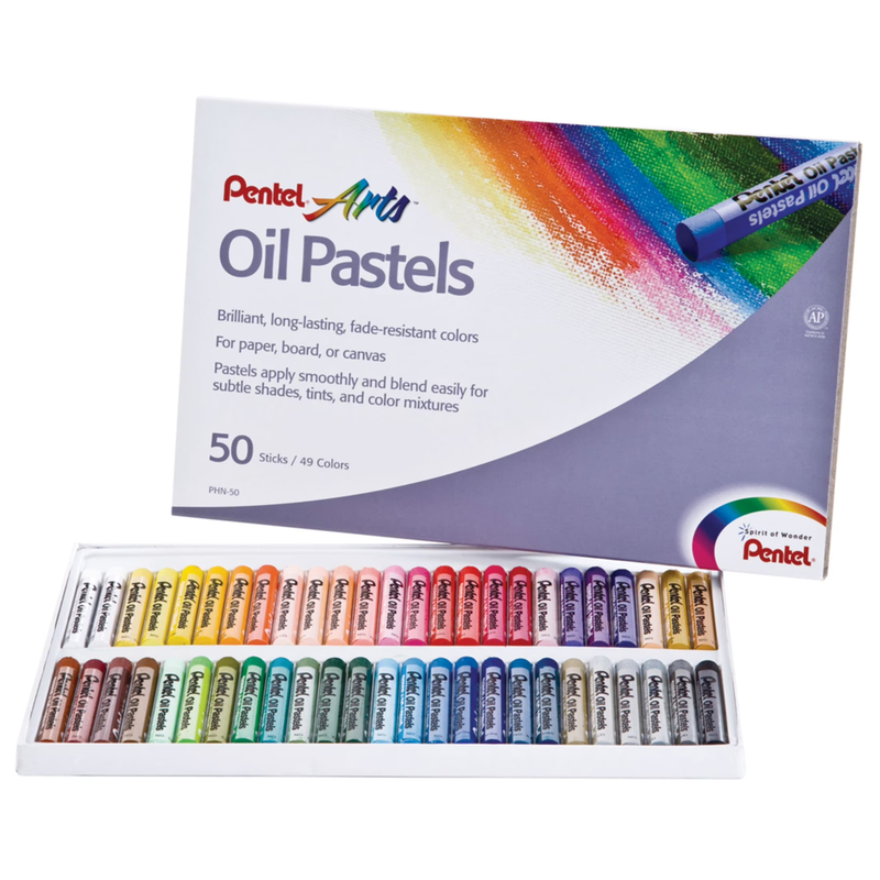 Oil Pastel 50-Color Set