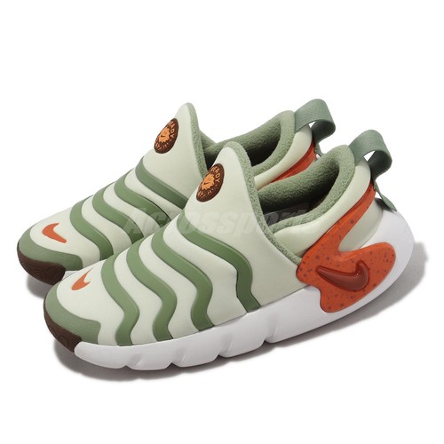 Кроссовки-слипоны Nike Dynamo Go SE PS Sea Glass оранжевого цвета для детей дошкольного возраста FV3650-081