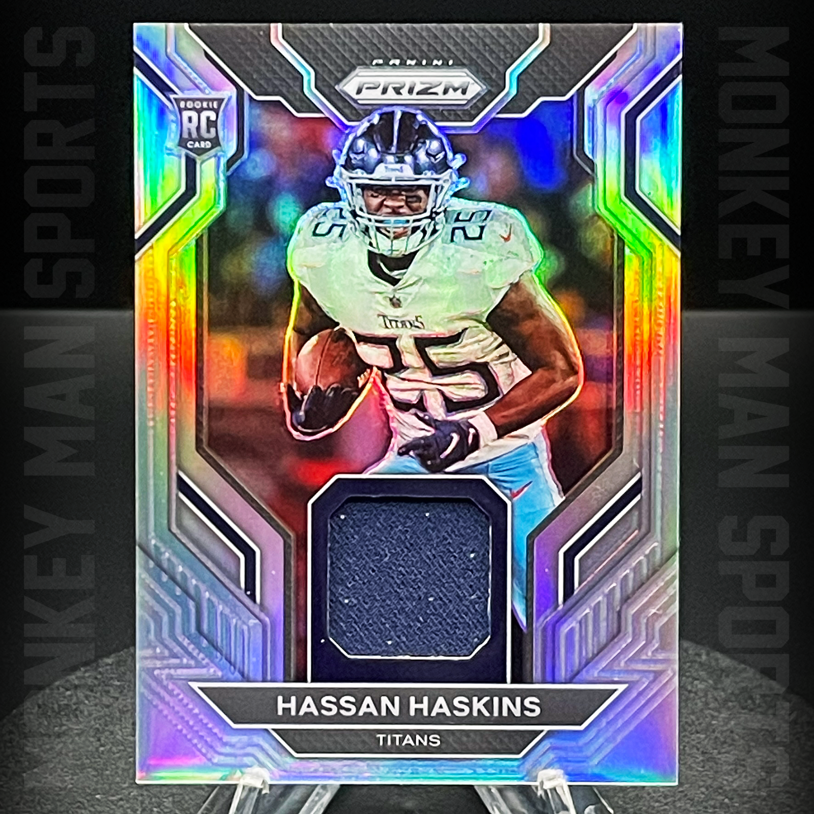 2022 Prizm Football - Hassan Haskins Rookie RC PATCH - #RG-HH PRIZM SILVER