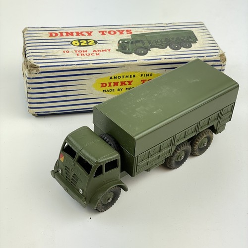 英ディンキー ヴィンテージ オリジナル箱付 10-TON ARMY TRUCK Dinky 622, 10 Ton Army Truck - Free Price Guide & Review