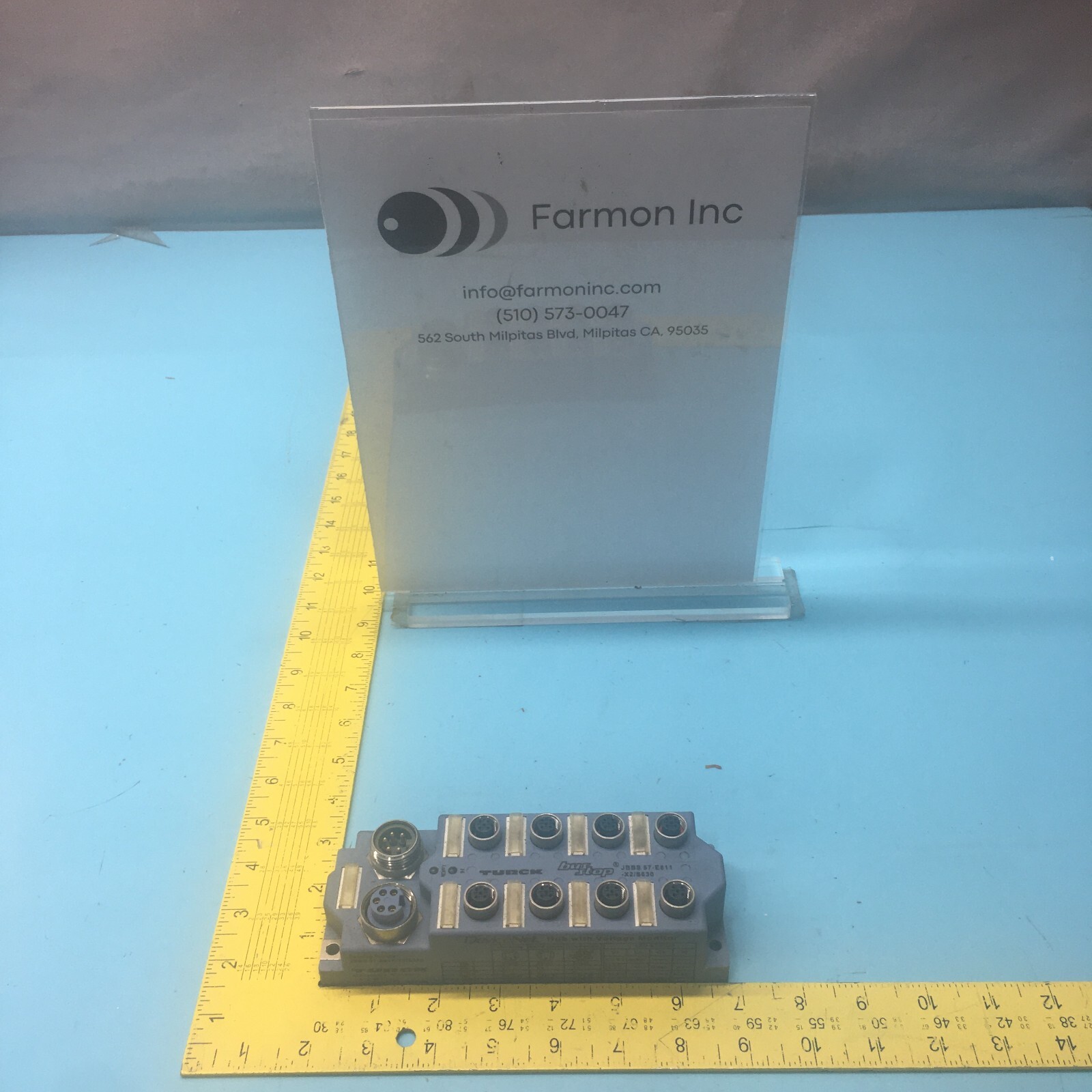 TURCK JBBS-57-E811 Power Distribution Junction Box 8 Ports M12 Connctr, 163566