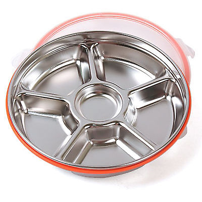 Stainless Steel Kitchen Food Storage Airtight Container Side Dish Circle No.4