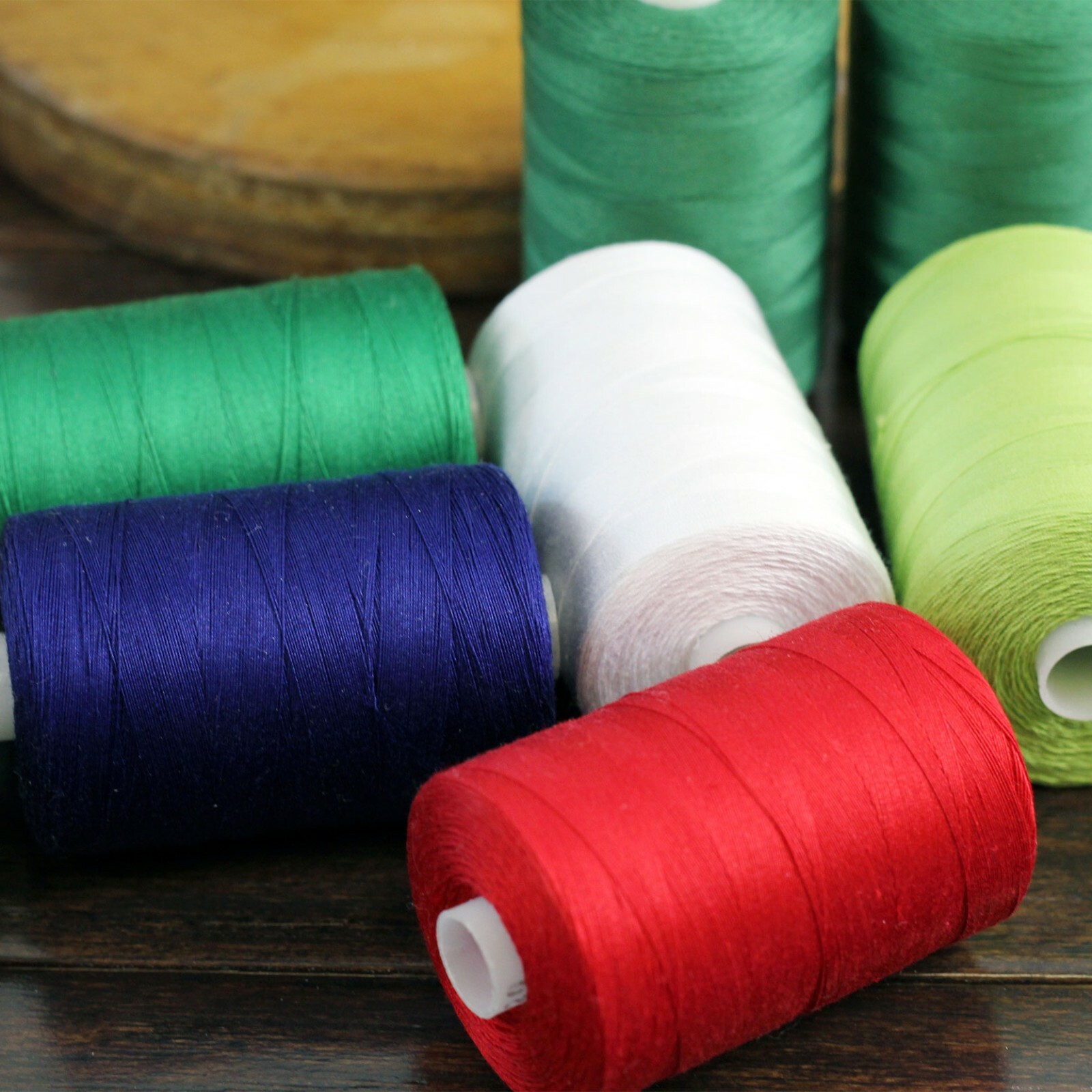 100% Cotton Thread Sets |1000M Quilting Sewing | Long Staple | 50/3 Wt | 28 Sets