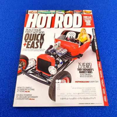 HOT ROD: BUILD YOUR FIRST HOT ROD QUICK + EASY JUNE 2013 MAGAZINE SHIPS FREE