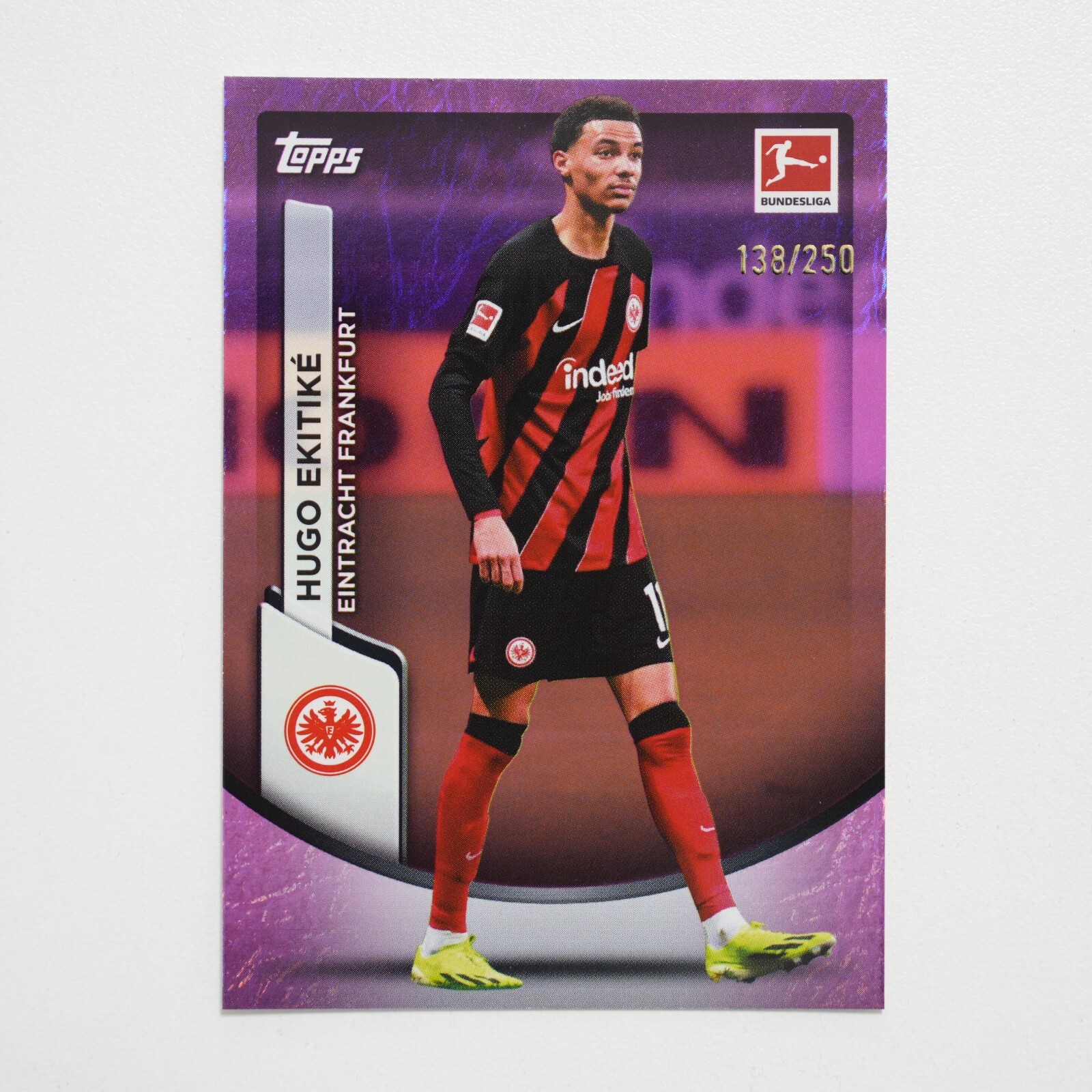 Hugo Ekitike 2023-24 Topps Chrome Bundesliga #34 Frankfurt