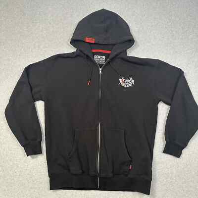 dixxon flannel co hoodie mens xl black full zip form and function