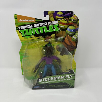 Teenage Mutant Ninja Turtles STOCKMAN-FLY Playmates Nickelodeon 2014 New Box DMG