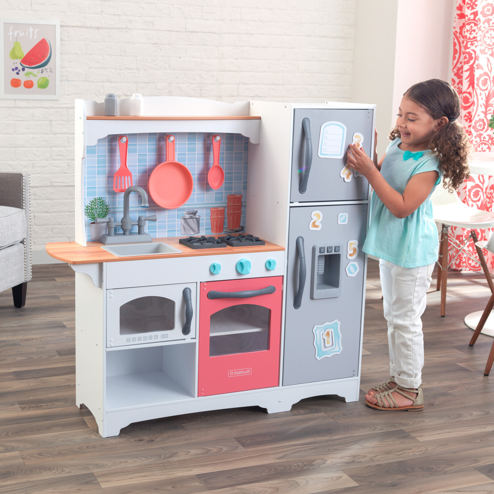 KidKraft Mosaic Magnetic Play Kitchen 