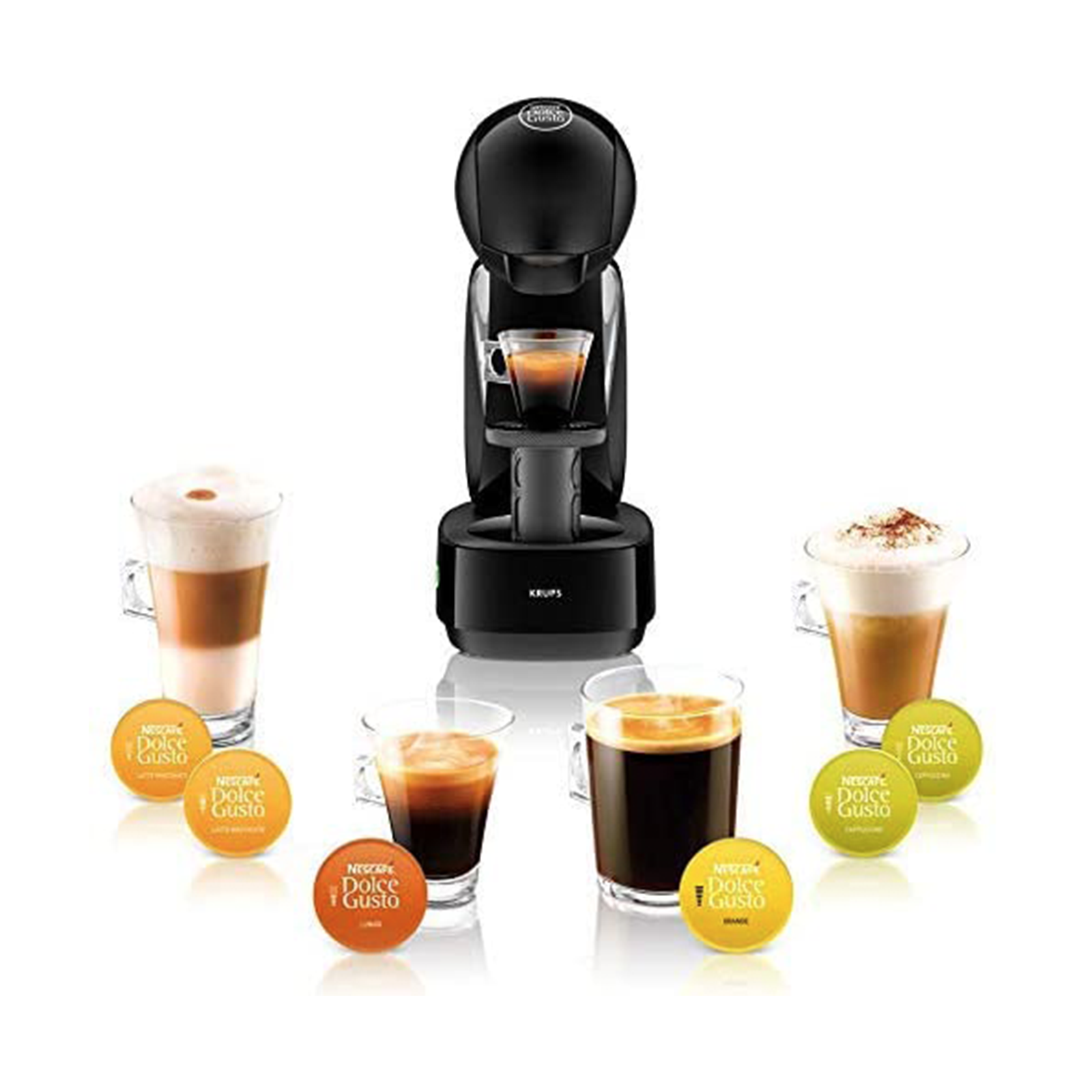 Nescafe Capsule Pod Coffee Machine Infinissima Hot and Cold 1.2L Dolce